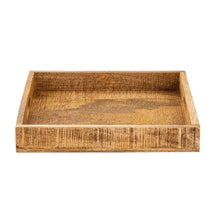 Afbeelding in Gallery-weergave laden, Houten dienblad 40x40cm vierkant van mangohout