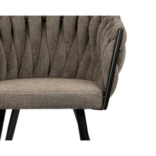 Afbeelding in Gallery-weergave laden, Wave stoel taupe (Set van 2)