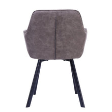 Afbeelding in Gallery-weergave laden, Set van 2 gestoffeerde stoelen met microvezel bekleding Taupe