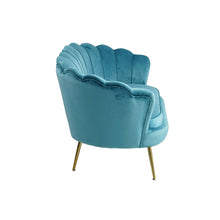 Afbeelding in Gallery-weergave laden, Fluwelen schelpenbank blauw