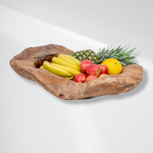 Afbeelding in Gallery-weergave laden, XXL Schaal Teakhout Ø 60 x H 17 cm