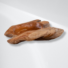 Afbeelding in Gallery-weergave laden, XXL Schaal Teakhout Ø 60 x H 17 cm