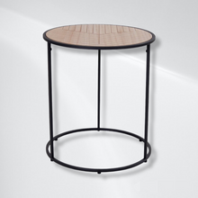 Afbeelding in Gallery-weergave laden, Industriële bijzettafel - Ronde bijzettafel