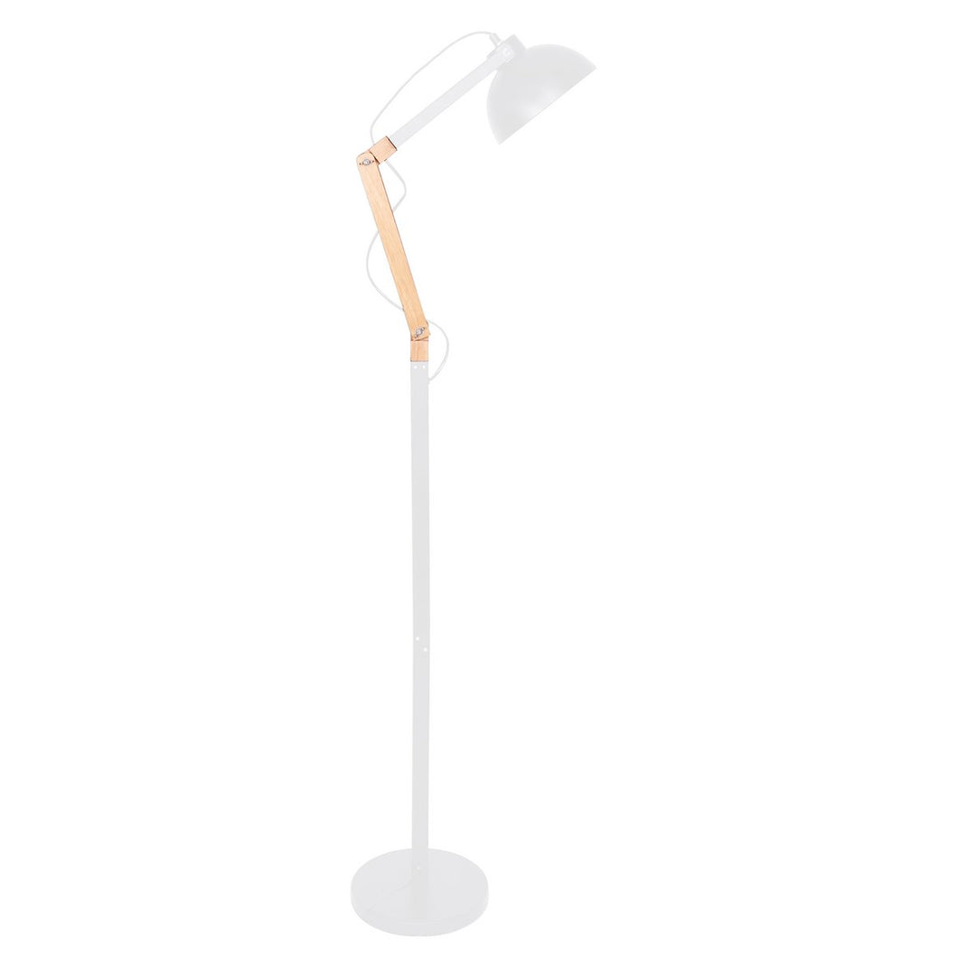 Vloerlamp Scandinavisch - Wit Naturel