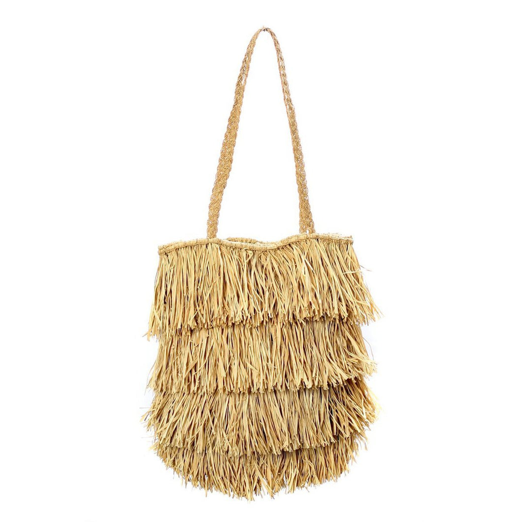 Raffia Bahama's Tas - Natural