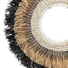 Afbeelding in Gallery-weergave laden, The Mojo Raffia Op Stand - Naturel Zwart - L
