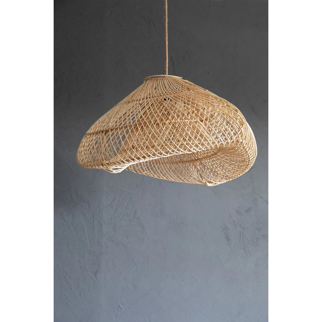 Handgemaakte Rotan Hanglamp - Naturel - M