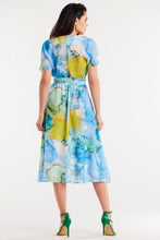 Afbeelding in Gallery-weergave laden, Chiffon jurk met verstelbare taille en ceintuur
