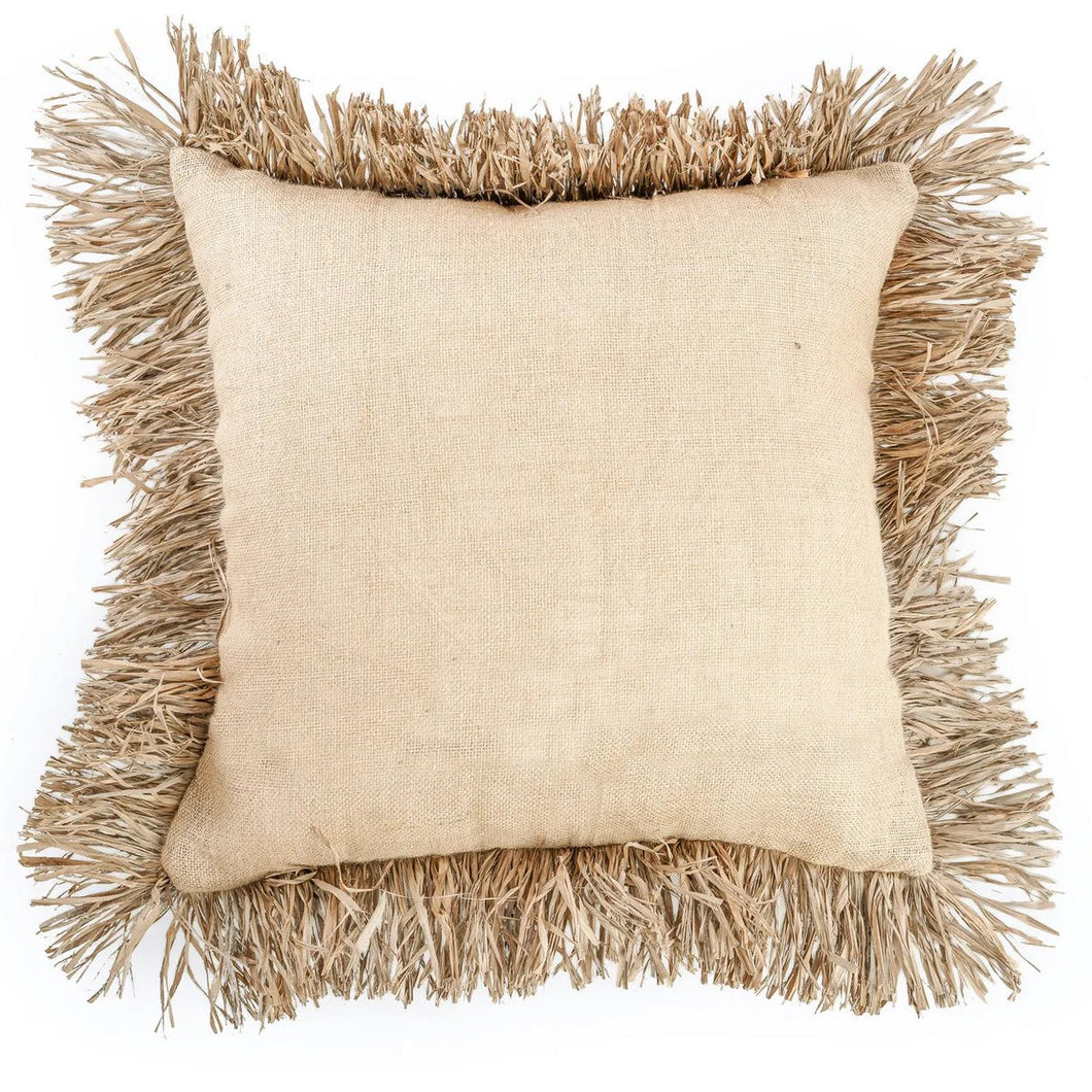 Jute Kussenhoes 'Bonita' - Naturel - 60x60 cm